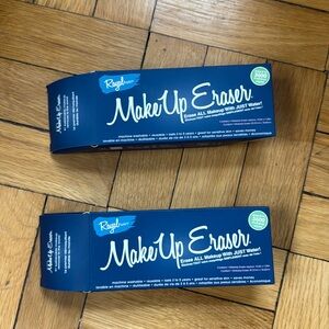 Two brand new makeup erasers